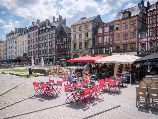 Rouen - Place Du Vieux Marché - Terrace