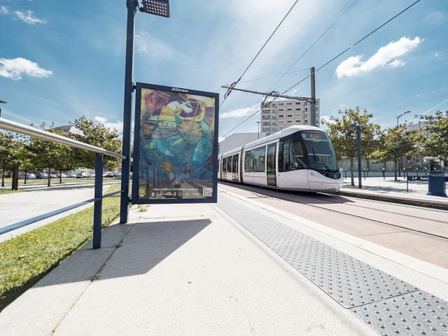 Metro, J.F Kennedy stop, Le Grand-Quevilly