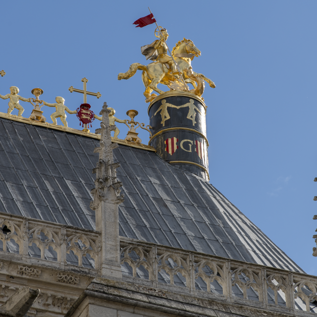 Cathédrale de Rouen Normandie Dentelle Pierre Place centre-ville Patrimoine Historique Histoire Monument Gothique panorama