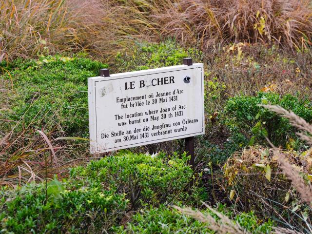 Place, Vieux-Marché, Rouen, kerk, Sainte-Jeanne d'Arc, straat, brandstapel