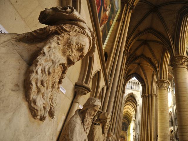 Kathedraal van Rouen Normandië Kantsteenplein stadscentrum Erfgoed Geschiedenis Monument Gotisch panorama