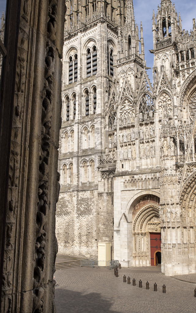 Rouen Kathedraal Venster Monet Impressionisme Kunst Gotiek Architectuur Kant Historisch Erfgoed