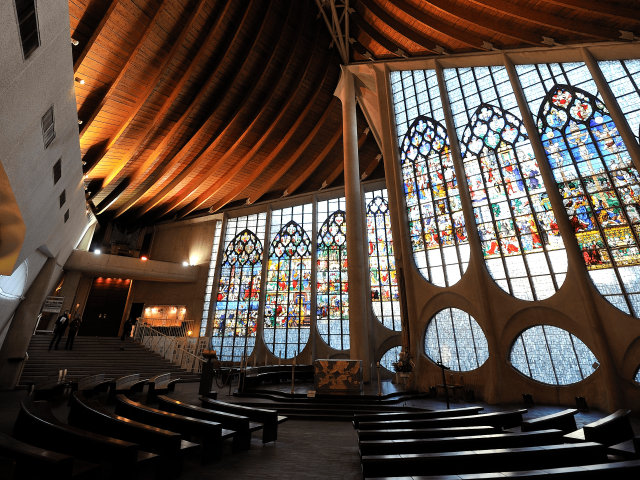 Jeanne D'arc Kerk Historisch erfgoed Gebrandschilderd glas Legenden mythen