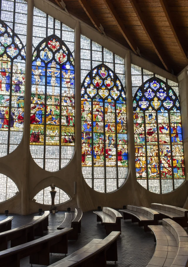 église, Jeanne d'Arc, architecture, vitrail, bois, rouen, histoire, patrimoine