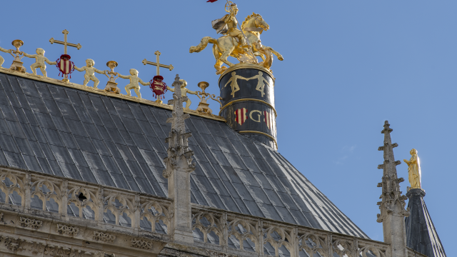 Catedral de Notre-Dame de Rouen Normandía Dorado Escultura Patrimonio Histórico Artes y Oficios