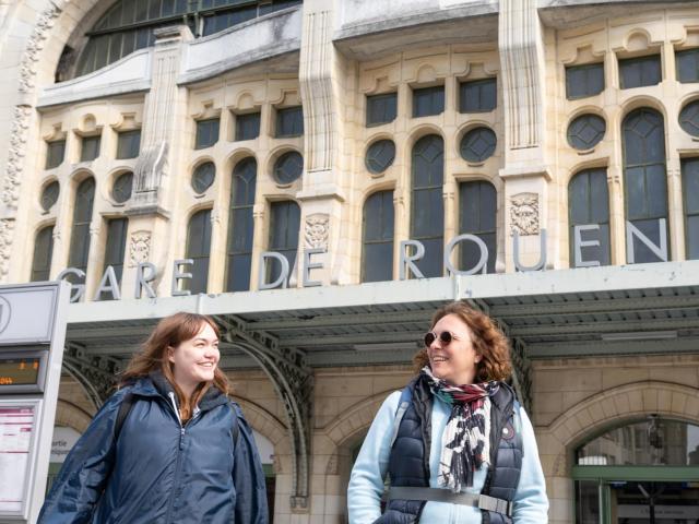 La Seine à vélo - estación de Rouen ciclismo patrimonio naturaleza ocio familia